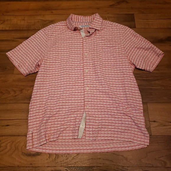 Tommy Bahama Other - Tommy Bahama Mens Silk Shirt Pink‎ Medium